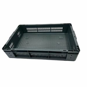 Vogue Perforated Plastic Storage Crate 600x400x120mm - DX999 - 3