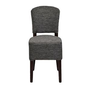 Hanoi Dining Chair In Dark Walnut with Shetland Smoke Seatpad (Pack of 2) - HP758 - 3