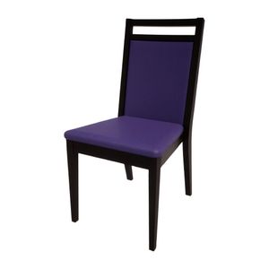 Bolero Bespoke Bia B Stacking Chair in Blue/Charcoal - HS444 - 1