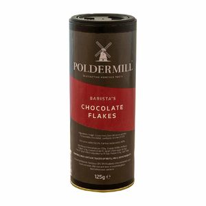 Poldermill?Dark?Chocolate Flakes?Shaker?Drum?125g - HT321 - 1