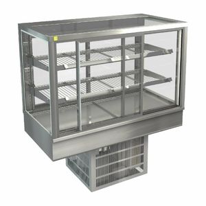 Cossiga Tower STG Refrigerated Drop-in Display w/Sliding Front & Rear Doors 1200mm - HT572 - 1