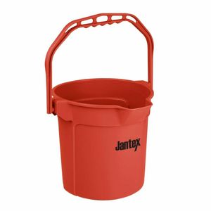 Jantex Red Graduated Bucket with Pouring Lip 10ltr - FU832 - 3