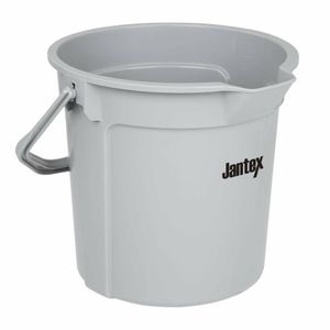 Jantex Grey Graduated Bucket with Pouring Lip 14ltr - FU589 - 1