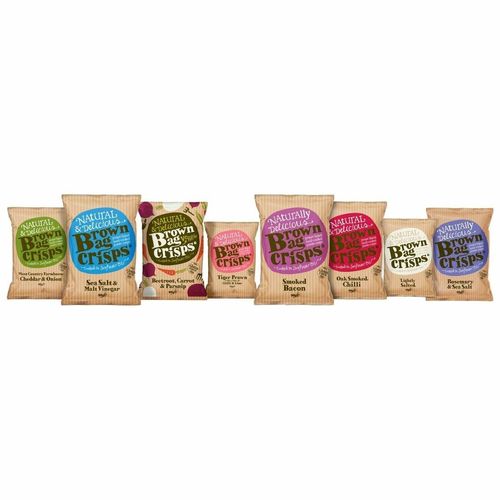 Brown Bag Crisps Lightly Salted 40g (Pack of 20) - FU437 - 3