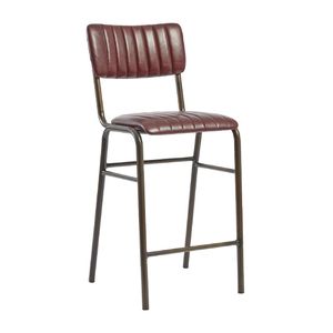Tavo Stacking Mid Bar Stool Vintage Red (Pack of 2) - HS792 - 1