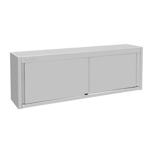 Vogue Wall Cupboard Stainless Steel 650x1800x400mm - FU583 - 3