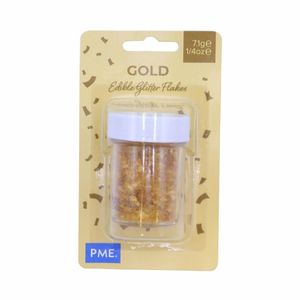 PME Glitter Flakes 7.1g - Gold - HU329 - 1