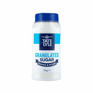 Tate & Lyle Granulated Sugar Shake Pourer Tray 750g (Pack of 6) - KA187 - 1