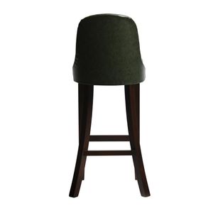 Kilsby Bar Chair in Dark Walnut with Bison Cedar Seat - HX897 - 3