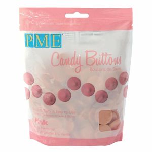 PME Candy Buttons Pink 340g - HU353 - 1