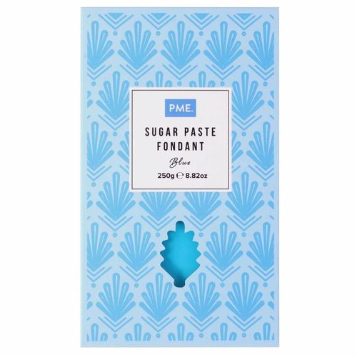 PME Sugar Paste Fondant Blue 250g - HU304 - 1