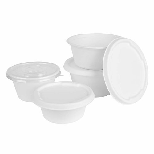 Fiesta Recyclable PET Lids for 400/500ml Bowl Bases (Pack of 50) - HW026 - 5
