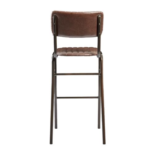 Tavo Stacking Bar Stool Vintage Brown (Pack of 2) - HS784 - 2