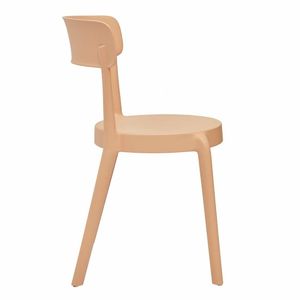 Bolero Mila Caf? Chairs Light Salmon (Pack of 2) - DX975 - 3