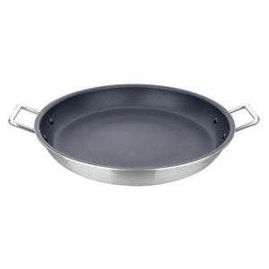 Vogue Aluminium Non-stick Teflon Platinum Plus Paella Pan 35cm - HT990 - 1