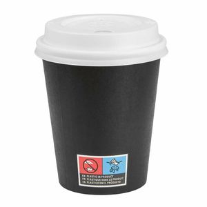 Nisbets Essentials Hot Cups and Lids Pack 8oz (Pack of 350) - HW634 - 3