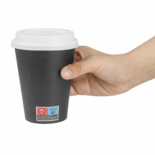 Nisbets Essentials Hot Cups and Lids Pack 12oz (Pack of 300) - HW635 - 4