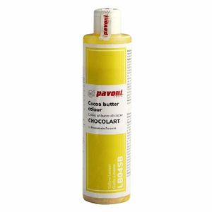 Pavoni Lemon Yellow Coloured Cocoa Butter 200g - KA365 - 1