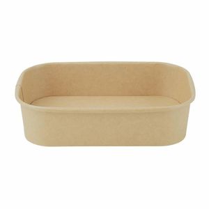 Fiesta Recyclable Rectangular Food Containers 500ml (Pack of 300) - HW620 - 3