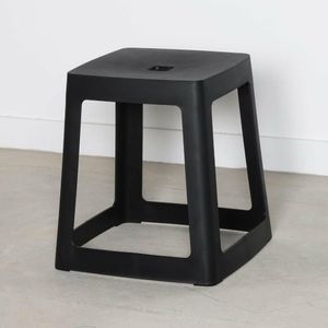 Origin Base Stool Traffic Black 400x400x440mm (Pack of 2) - HX777 - 3