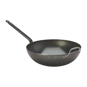 De Buyer Mineral B Wok Steel Blue Carbon 32cm - HZ602 - 1