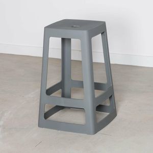 Origin Base Mid Stool Mouse Grey 430x430x560mm (Pack of 2) - HX784 - 3