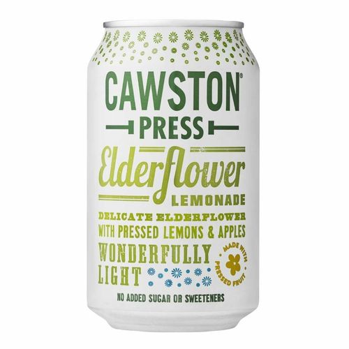 Cawston Press Sparkling Elderflower Lemonade Drink 330ml (Pack of 24) - HY397 - 1