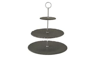 Genware Slate 3-Tier Cake Stand 12/25/30cm - 1