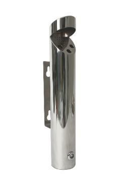 Cylinder Wall-Mounted St/St. Ashtray 46 X 7.5cm - 1