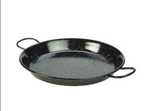 Black Enamel Paella Pan 30cm (Pack of 6) - 1