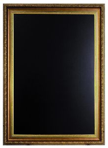Gold Chalk Board 85 X 65cm - 1