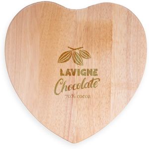 Custom Branded Heart Shape Wooden Chopping Board (28x27cm) - 1