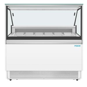 Polar U-Series 6 Pan Ice Cream Serve Over Cabinet Freezer - UA058 - 3