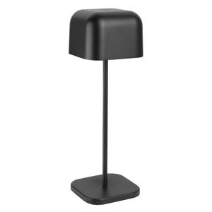 Olympia Lucca Table Lamp Squared Dome Black 300mm - HZ212 - 1