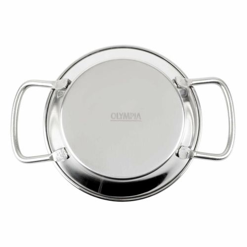 Olympia Table Presentation Mini Paella Pan Stainless Steel 150mm - HY104 - 3