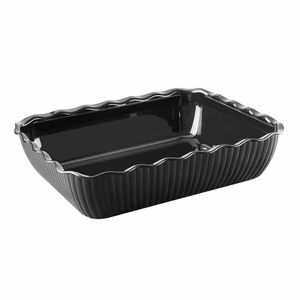 Olympia Kristallon Large Salad Crock - Black - HY800 - 1