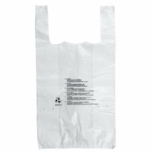 Fiesta Recyclable Large White Carrier Bag (1000 Pack) - HP875 - 1