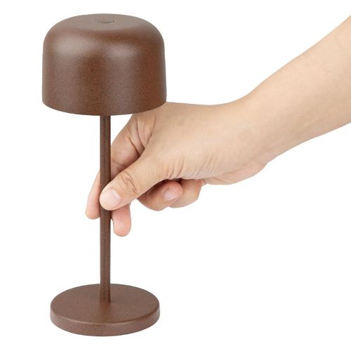 Olympia Siena Table Lamp Round Dome Chestnut 200mm - HZ201 - 5