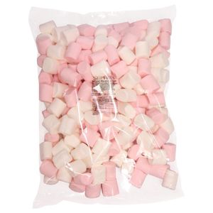 Sephra Pink & White Halal Marshmallows 1kg - KA318 - 1