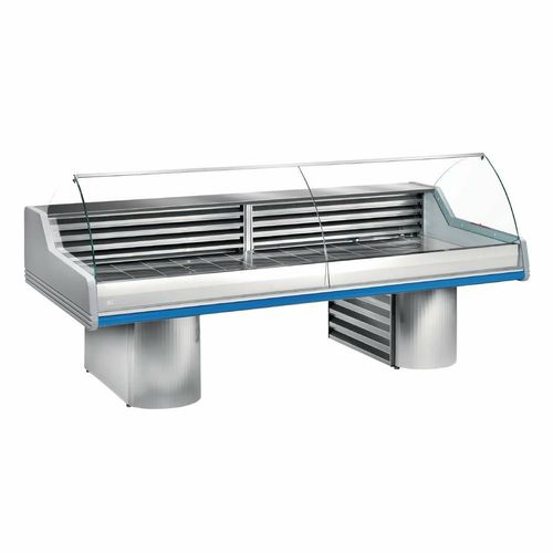 Zoin Saigon Fish Counter Grey with Azure Trim 2500mm - HZ879-250 - 1