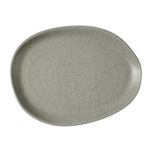 Churchill Stonecast Natural Organic Platters Peppercorn Grey 260x200mm (6 Pack) - JF650 - 1