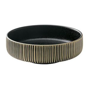 Playground Nara Black & White Bowls 160mm (6 Pack) - JE550 - 1