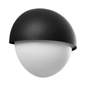 Nordlux Scorpius Round Outdoor Wall Light Black Plastic - JE844 - 1