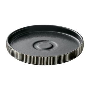 Playground Nara Black & White Saucers 150mm (6 Pack) - JE559 - 1