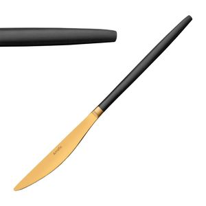 Amefa Soprano Table Knives Black & Gold (12 Pack) - JD260 - 1