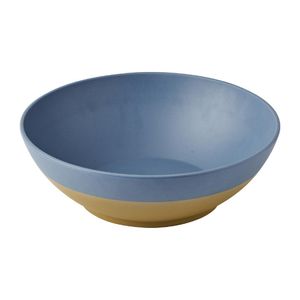 Churchill Emerge Melamine Oslo Blue Deep Serving Bowls 360mm (2 Pack) - JC540 - 1