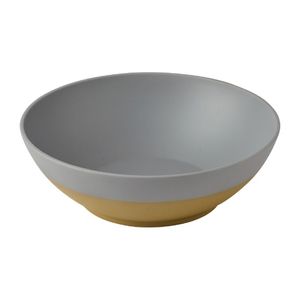 Churchill Emerge Melamine Seattle Grey Deep Serving Bowls 360mm (2 Pack) - JC544 - 1