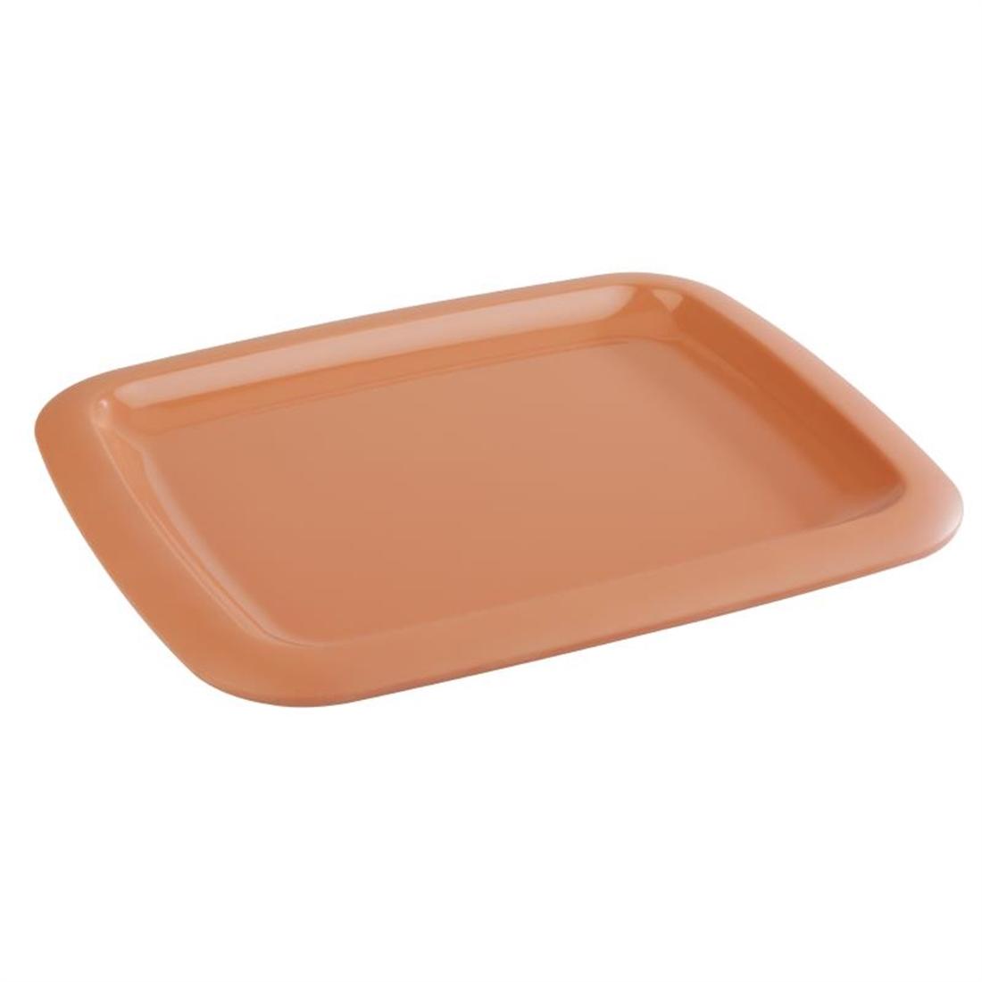 GN571 - Z-DISCONTINUED APS Tierra Terracotta Effect Melamine Tray GN 1/2 - Each - GN571