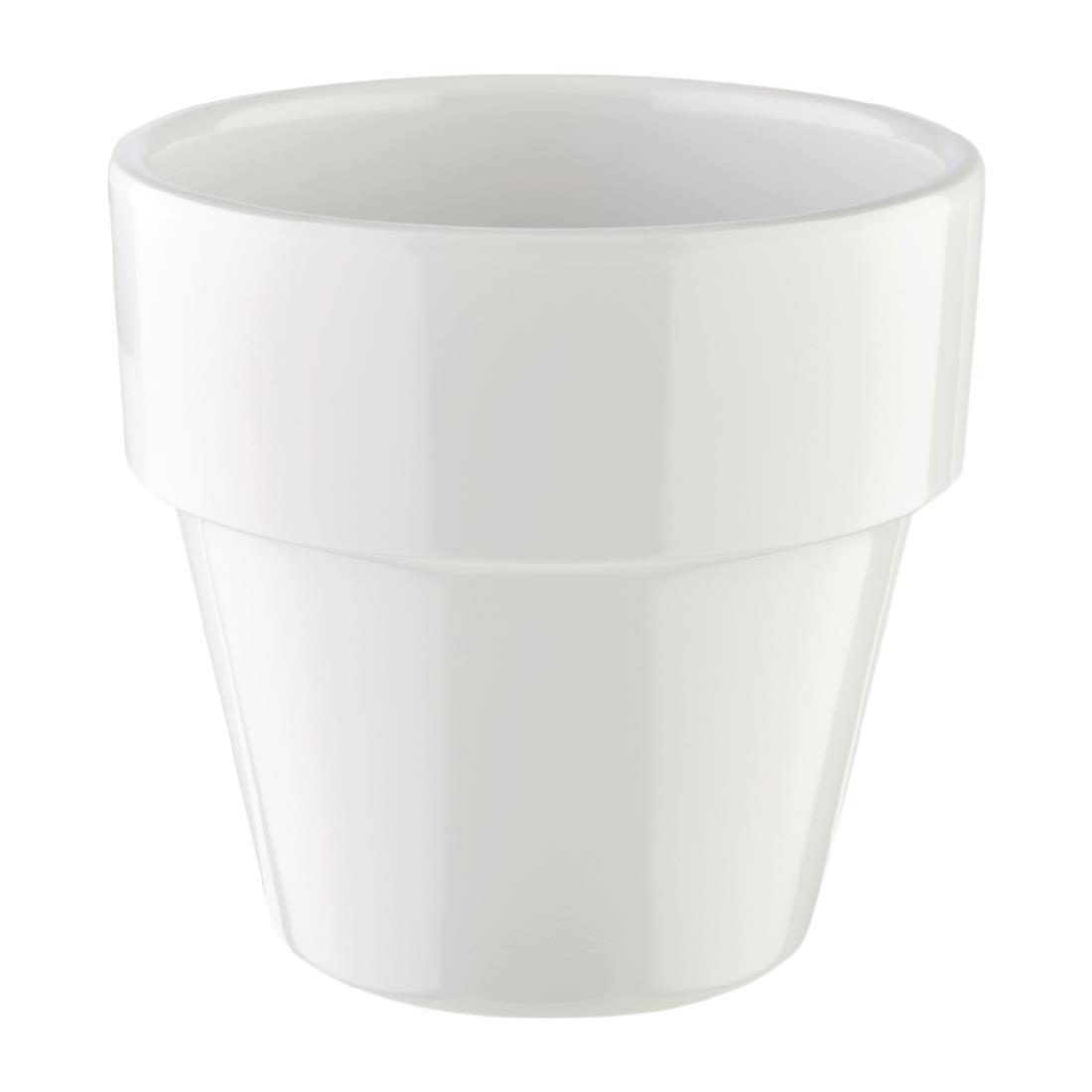 APS Flowerpot 90mm White - Each - HC740 - 1