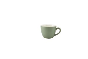 GenWare Porcelain Matt Sage Bowl Shaped Cup 9cl/ 3oz (Pack of 6) - 312109MSG - 1